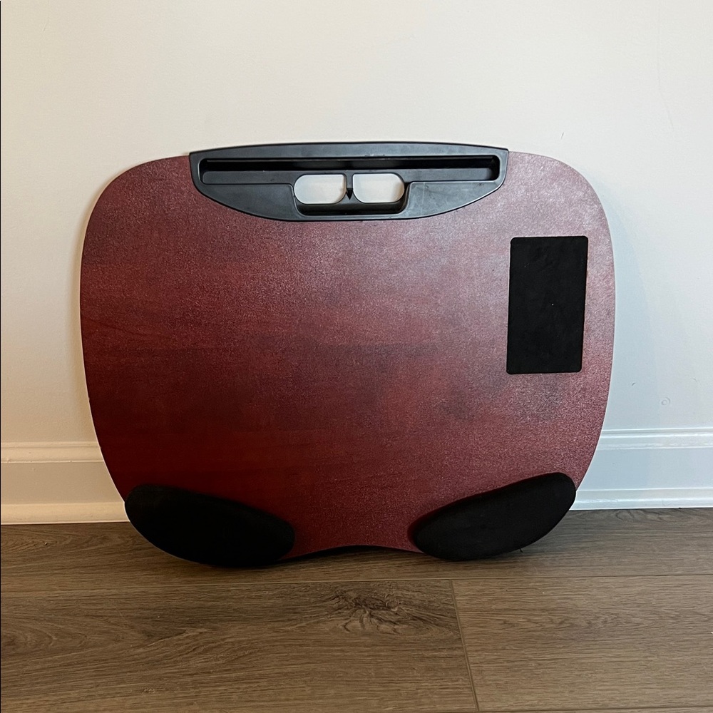 Ergonomic Brown and Black Lap Desk
